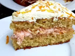 Almond Honey Cake with Rose Essence