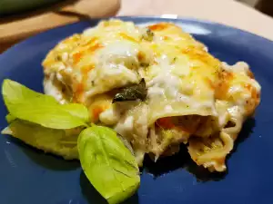 Cannelloni with Broccoli and Zucchini Filling