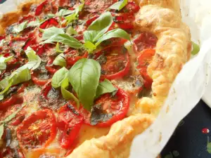 Caprese Pizza with Puff Pastry