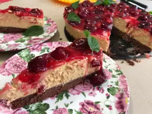 Cherry Jam Cheesecake