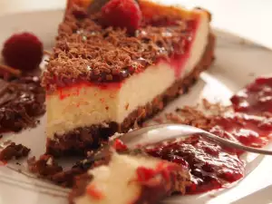 Cheesecake with Fresh Raspberries