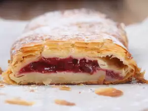 Puff Pastry Strudel with Cherries