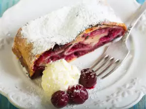 Summer Strudel with Cherries