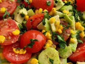 Cherry Tomato and Avocado Salad