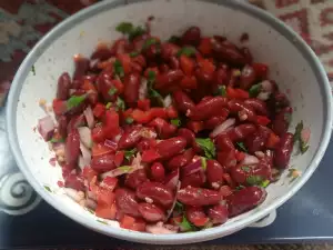 Georgian Red Bean Salad