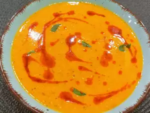 Red Lentil and Vegetable Cream Soup