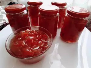 Dark Red Quince Jam