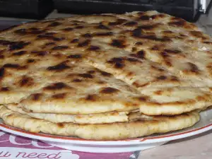 Garlic Flatbread with Baking Powder