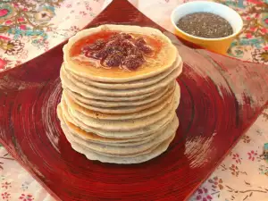 Vegan Pancakes with Chia and Oat Milk