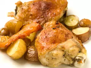 Chicken with Cheese and Potatoes