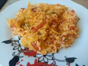 Risotto with Chili, Tomatoes and Paprika