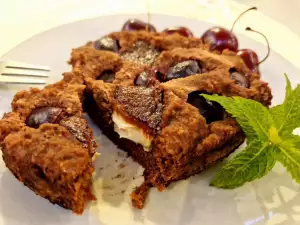 Chocolate and Cherry Dessert for Two