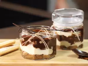 Chocolate Tiramisu in a Jar