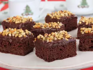 No Egg Brownies with Topping