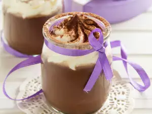 Basque-Style Chocolate Mousse