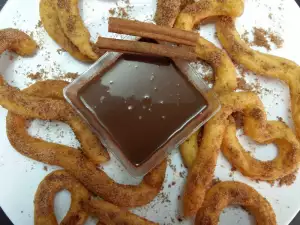 Churros with Chocolate and Cinnamon