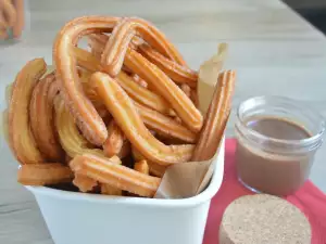 Churros with Chocolate Sauce