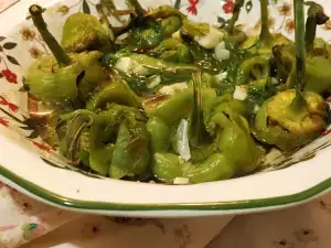 Roasted Whole Peppers with Dill and Garlic