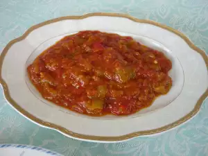 Roasted Peppers in Tomato Sauce