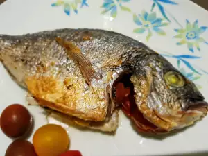 Marinated Sea Bream with a Cherry Tomato Stuffing