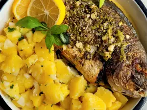 Greek-Style Sea Bream with Lemon Sauce