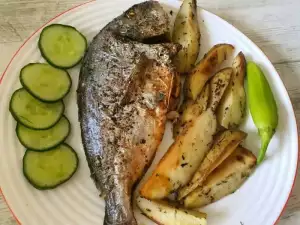 Baked Sea Bream with Garnish