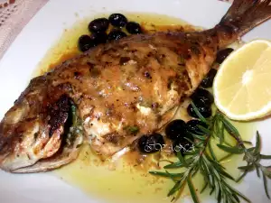 Sea Bream with Aromatic Herbs and Olives