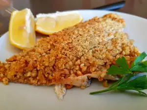 Sea Bream with Walnut Crust