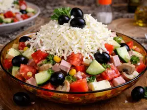 Classic Bulgarian Ovcharska Salad