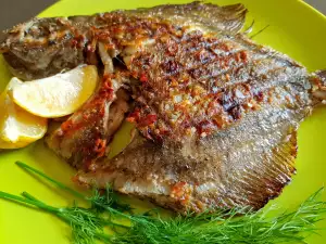 Whole Grilled Turbot