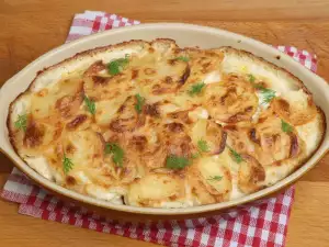 South American-Style Potatoes with Ham