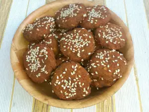 Dietary Biscuits with Beetroot, Apples and Chia