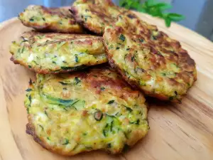 Oven-Baked Dietary Zucchini Patties