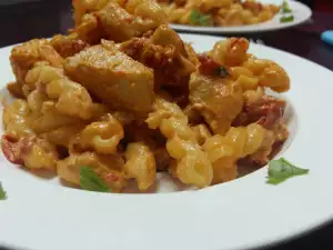 Gemelli with Chicken and Vegetables