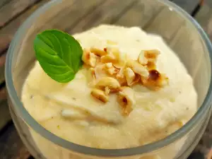 Homemade Ice Cream with Nuts