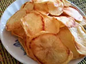 Homemade Chips from New Potatoes