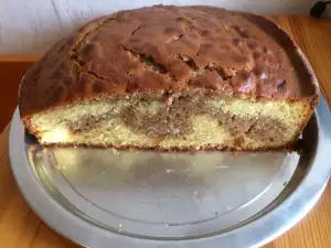 Homemade Cake with Yoghurt and Cocoa