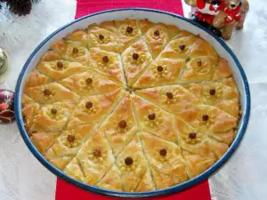 Homemade Baklava with Walnuts and Hazelnuts