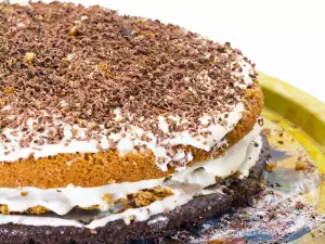 Cake with Mascarpone and Chocolate