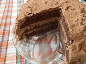 Cake with ready made cake layers