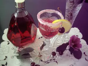 Homemade Sour Cherry Liqueur