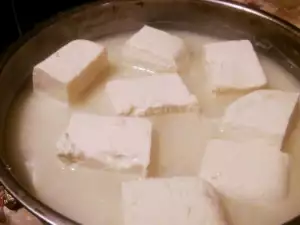 Homemade Feta Cheese with Yeast