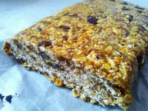 Homemade Granola Bar with Honey