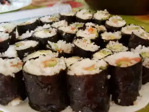 Homemade Sushi with Cream Cheese