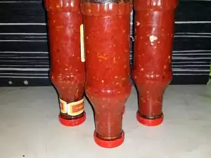 Tomato Juice in Bottles