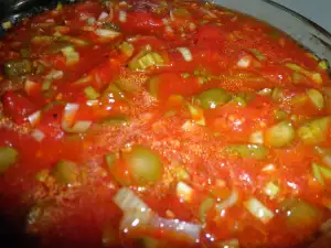 Stewed Leeks with Tomatoes