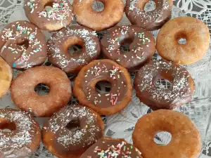 Donuts with Liquid Chocolate