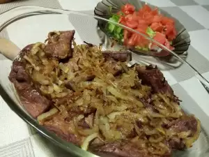 Baked Liver with Onions and Butter