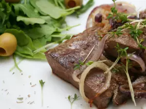 Veal Liver in the Oven