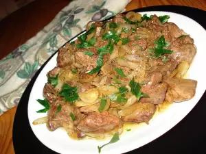 Stewed Chicken Livers